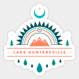 lake guntersville boho Sticker